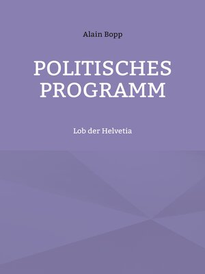 cover image of Politisches Programm